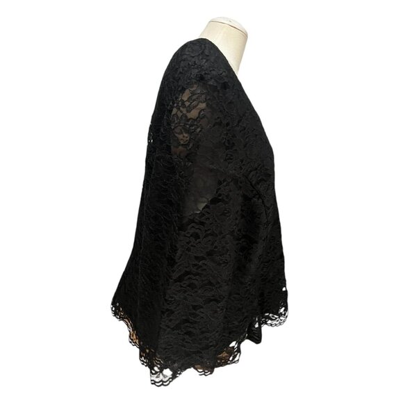 Maggy London Vintage NWT V Neck and Back Lace Career Blouse Sz 22 W Plus Womens - Picture 9 of 13